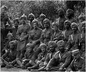 Soldiers in a group photograph