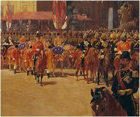 Royal ceremonial painting