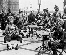 Officers gathered outdoors